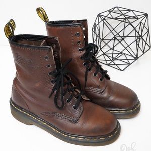 Dr Marten Brown Rustic Vintage Leather